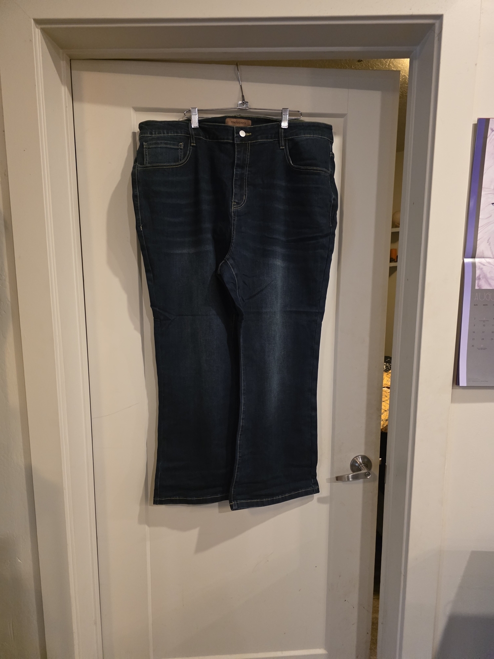 Women's Dark Blue Stretch Flare Jeans